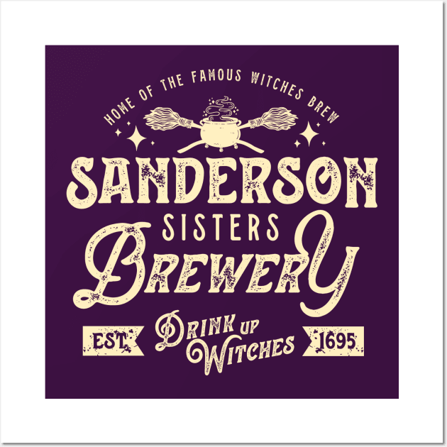 Sanderson Sisters Brewery Wall Art by Cat Bone Design